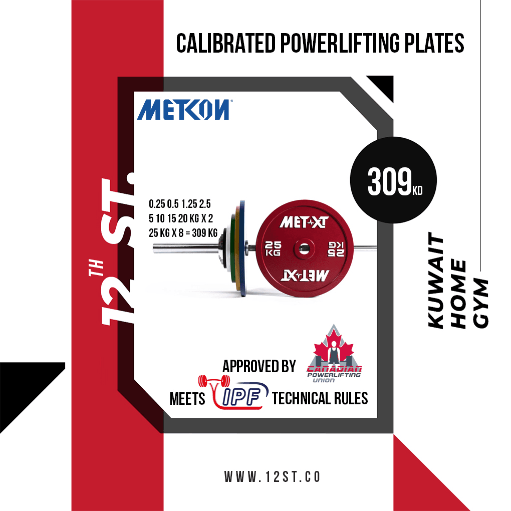 Powerlifting Calibrated Plates