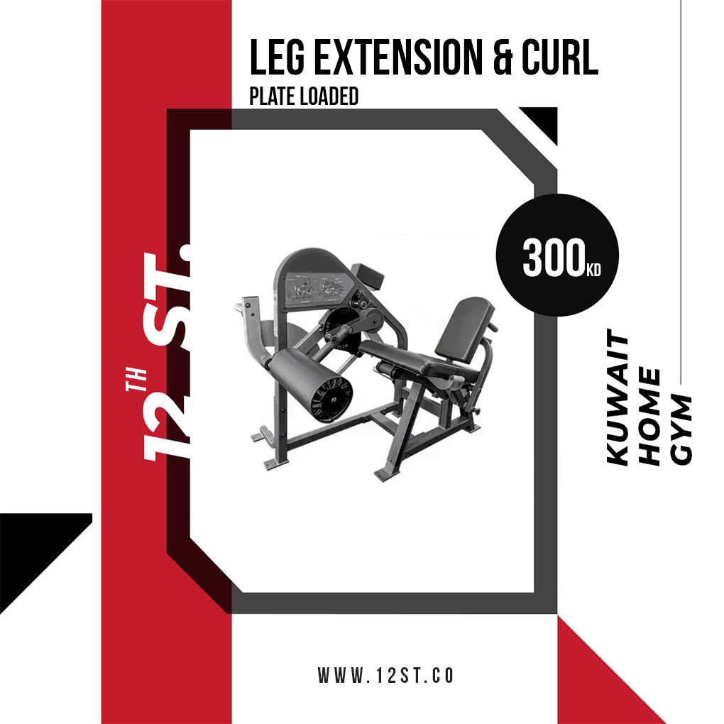 Leg Extension and Prone Curl Plate Loaded