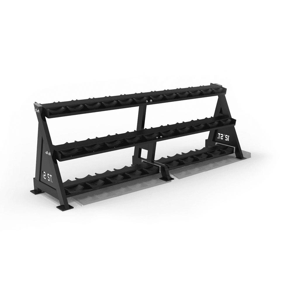 Dumbbell Rack 3 Tier With Dumbbell Set