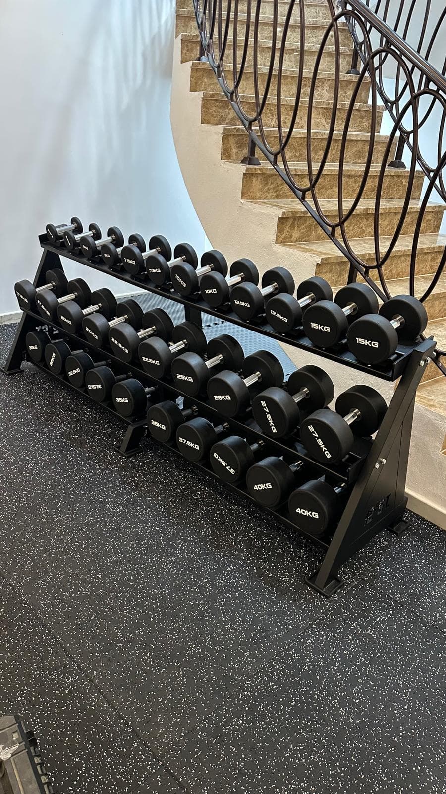 Dumbbell Rack 3 Tier With Dumbbell Set